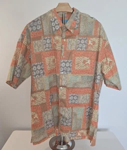 TORI RICHARD Cotton Lawn XL Herren Kurzarm Blumen Shirt Strand Tropical -391 - Bild 1 von 7