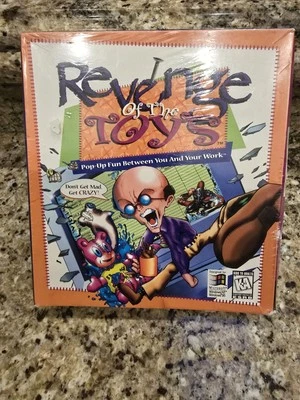 Revenge of the Toys WINDOWS 95 Bazooka Teddy Bears Animated Violence NEW VTG  - Image 1 of 4