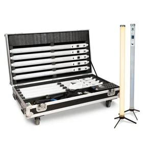 AFX SPECTRA-TUBES-FC 10 Akku LED Tubes Wireless DMX Flightcase Party Disco DJ - Bild 1 von 10