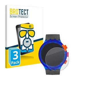 3x BROTECT Panzerfolie Schutzglas für Swatch Neon Party matt Display - Zdjęcie 1 z 7