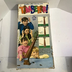 1970 Timber Timberrr! Game by Transogram New, Open Box - Picture 1 of 11