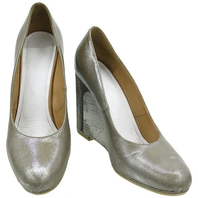 Zapatilla MARTIN MARGIELA PUNTA DE PINTURA CUÑA CUERO Foto 1 de 4