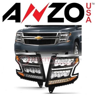 AnzoUSA Headlight Assembly for 2015-2020 Chevrolet Suburban - Electrical uo Foto 1 de 4