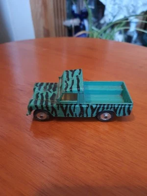 Conjunto de presente Corgi Toys original dos anos 60 7/14 DAKTARI Land Rover 109" com pneus de borracha - Imagem 1 de 4