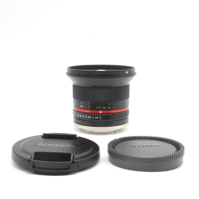 完好 Rokinon 12 毫米 f/2.0 NCS CS 镜头适用于索尼 E 卡口(黑色)#829 — 第 1/4 张图片
