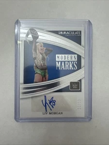 2022 Panini Immaculate Collection WWE Liv Morgan #MM-LVM Autograph 12/99 - Bild 1 von 2