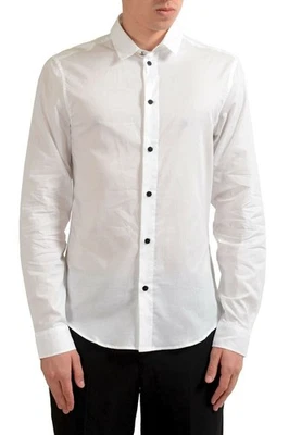 Versace Jeans Men's White Long Sleeve Casual Shirt Size S M L - Image 1 of 4