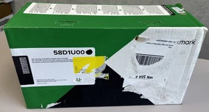 Lexmark Genuine 581U EHY Black Toner 58D1U00 Original MS 725 823 825 826 MX 722 - Picture 1 of 4