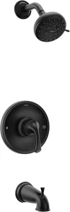 Moen 82115BL Idora Posi-Temp 1-Handle 5-Spray Tub & Shower Faucet - Matte Black - Picture 1 of 4