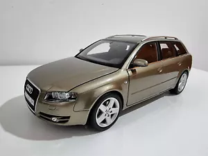 Minichamps 100014410 AUDI A4 AVANT 3.2 QUATTRO 2005 BEIGE MET # 1/18 #NEW# - Picture 1 of 12