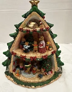 Vintage St. Nikolaus Square Musikfigur Have Yourself frohe Weihnachten 🙂 🙂 - Bild 1 von 10