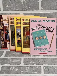 The Babysitters Club Lot 5 Paperback Books - Picture 1 of 13