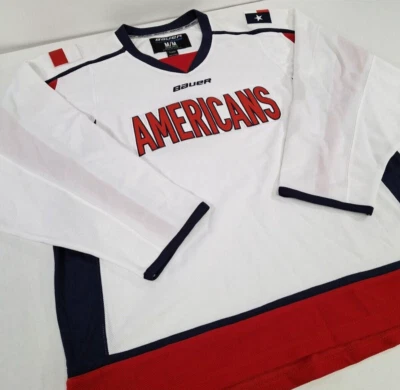 Bauer Crested (Allen Americans) Custom Jerseys- 3 Sizes Available - Image 1 of 4