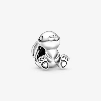 PANDORA Charm Anhänger Bead Sterlingsilber Hase Poliert Damenschmuck 798763C00 - Bild 1 von 4