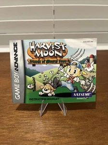 Harvest Moon Friends of Mineral Town Nintendo Game Boy Advance GBA SOLO Manual - Imagen 1 de 2