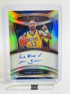 2020-21 Panini Select Mark Jackson Signature Selections Auto “God Bless U” - Picture 1 of 2