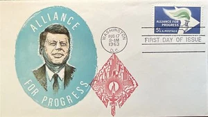 Overseas Mailer 1234 John F. Kennedy Alliance for Progress - Imagen 1 de 1