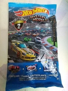 Rarissimo Hot Wheels 1 Carro 1 Autocolante 1 poster originali MATTEL busta - Imagen 1 de 2