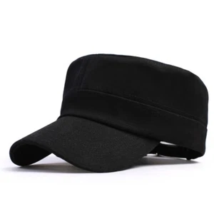 Herren Cap Army Mütze Kadett Castro Militär Patrouille Baseball Sommer schwarz - Bild 1 von 4
