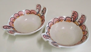 Soup Bowls - Ceramic Pair - Signed by J. Walker - Original Studio Art - 1990s - Picture 1 of 11