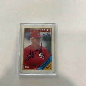 WHITEY HERZOG - 2004 Topps Originals Certified Hard Auto #07/35-HOF CARDINALS♨️F - Picture 1 of 4