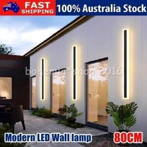 80CM LED Wall Light Long Strip Porch Lamp Outdoor Garden Yard Outdoor IP65 NEW - Picture 1 of 6