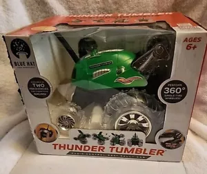 Thunder Tumbler Rally Car Radio Control 360 Degree Remote Control Green NEW - Picture 1 of 10