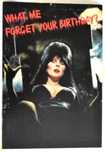 ELVIRA - PAPER MOON - OVER MY DEAD BODY - CARD 1983 - OUT OF PRINT - Picture 1 of 2