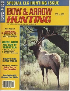 BOW & ARROW HUNTING Magazine June 1985 Elk Hunting issue Bowfishing - Imagen 1 de 4