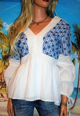 CATÁLOGO SUNDANCE Top de Crochet Terrace Waves Talla X Pequeña Foto 1 de 3