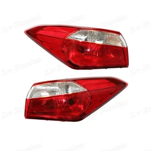Tail Lights For Kia Forte 2014-2016 Rear Outer Lamp Red Lens Pair Left & Right - Picture 1 of 13