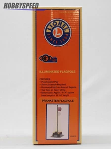 LIONEL PLUG-EXPAND-PLAY ILLUMINATED PRAKNSTER FLAGPOLE O GAUGE 2329270 NEW - Picture 1 of 2