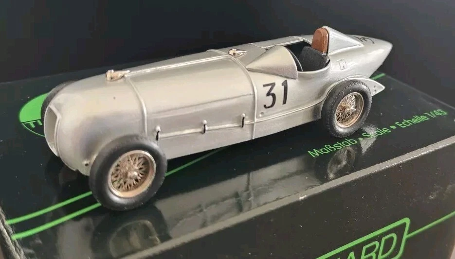 Tin Wizard Mercedes SSKL Streamliner #31 Race 1:43 Handmade, Rare - Image 1 of 4