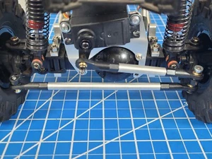 Front Steering Servo Mount Kit Tamiya 1/10 R/C Toy Toyota Hilux Tundra Ford F350 - Picture 1 of 7