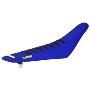 Yamaha YZ 125/250 2002-2014 cubierta de asiento por Enjoy MFG todas las costillas azules negras #67 - Imagen 1 de 3