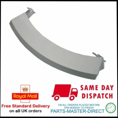 Passt Für Bosch Logixx 8 & 9 Waschmaschine Silber Türgriff 648581 PMD - Bild 1 von 4