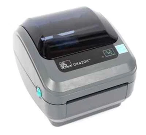 Zebra GK420d Direct Thermal Desktop Printer USB Ethernet - NO AC Adapter - Afbeelding 1 van 10