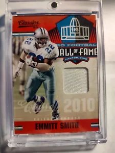 2010 Panini Classics Emmitt Smith Hof GAME WORN Patch /100 Rare Cowboys Mint - Picture 1 of 2