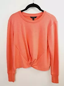 Camiseta para mujer Banana Republic naranja coral manga larga torcida delantera talla XS - Imagen 1 de 5