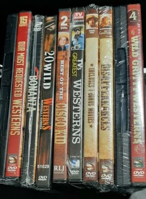 Western DvD Lot 56 Movies, 44 Ep. , 15 Disc, JOHN WAYNE, Bonanza, Cisco Kid etc. - Image 1 of 4