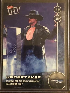 2016 Topps Now WWE #30 Undertaker SmackDown Live - Picture 1 of 2