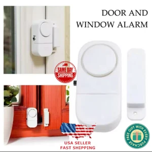 3Pcs Wireless Home Window Door Burglar Security Alarm System Magnetic Sensor US - Picture 1 of 18