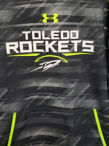 Under Armour Toledo Rockets Hoodie Sweatshirt Adult L Loose Fit Long Sleeve EUC Cover