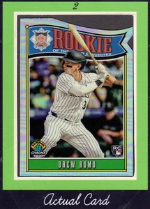 2025 Bowman Chrome Rookie of the Year Favorites #ROY-9 Drew Romo Col. Rockies - Picture 1 of 2