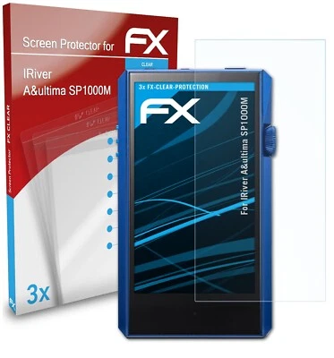 atFoliX 3x Protecteur d'écran pour IRiver A&ultima SP1000M clair - Photo 1/4