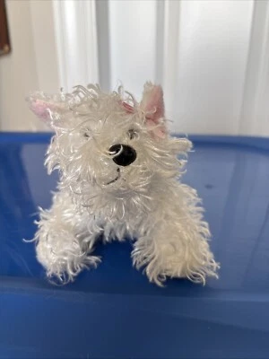 Webkinz Lil' Kinz White Terrier Ganz Puppy Dog No Code - Image 1 of 4