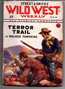 Wild West Weekly - Feb 24th 1934 - vol 82 #6 - #1636 - Pulp Magazine - Vintage