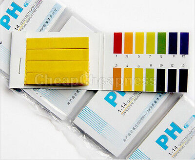160x PH Indicator Test Strips 1-14 Laboratory Paper Litmus Tester Urine S-dm • 1.61$