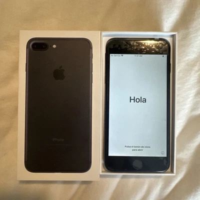Apple iPhone 7 Plus 128GB 15.4.1 Black MN5T2LL/A Model A1661 - Image 1 of 4