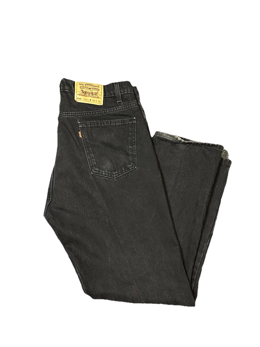 Levi's 505 Black Jeans for Men for sale - eBay Levi's 505 Black Jeans for Men for sale - eBay